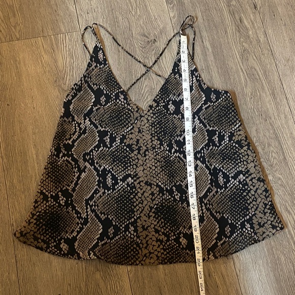 Zara Snake skin Print Women's Cami Top - Picture 3 of 7